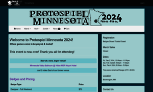 Protospiel-mn.org thumbnail