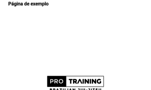 Protrainingbjj.com.br thumbnail