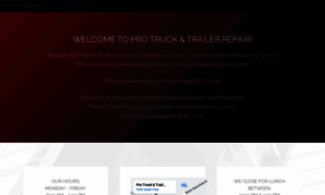 Protrucktrailerrepair.com thumbnail