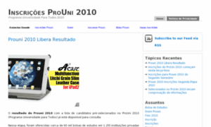 Prouni2010.com thumbnail