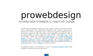 Prowebdesign.sk thumbnail