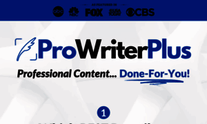 Prowriterplus.com thumbnail