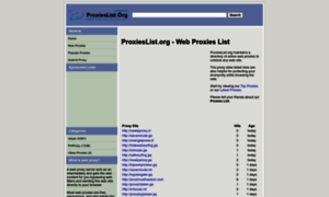 Proxieslist.org thumbnail