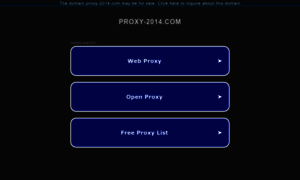 Proxy-2014.com thumbnail