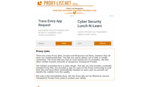 Proxy-list.net thumbnail