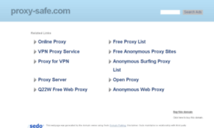 Proxy-safe.com thumbnail
