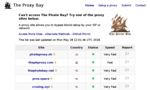 Proxybay.info thumbnail