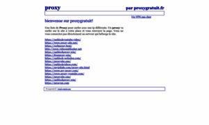 Proxygratuit.fr thumbnail