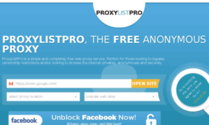 Proxylistpro.co.uk thumbnail