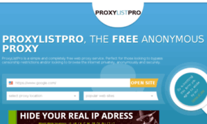 Proxylistpro.ru thumbnail