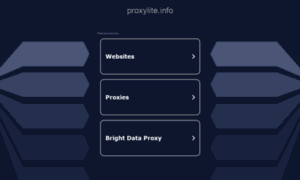 Proxylite.info thumbnail
