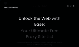 Proxysitelist.net thumbnail