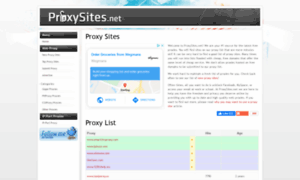 Proxysites.net thumbnail
