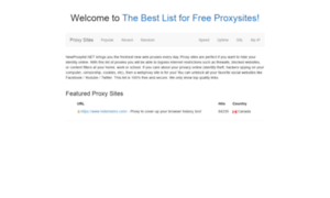 Proxysites.pw thumbnail