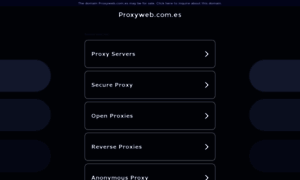 Proxyweb.com.es thumbnail