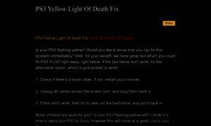 Ps3yellowlightofdeath-fix.weebly.com thumbnail