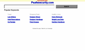 Psafesecurity.com thumbnail