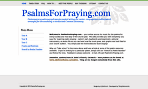 Psalmsforpraying.com thumbnail