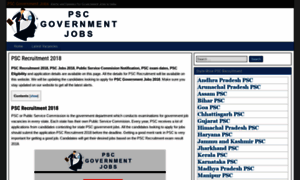 Psc-govtjobs.in thumbnail