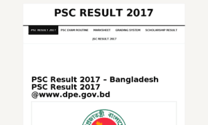 Pscresults2017.com thumbnail