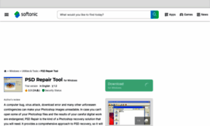 Psd-repair-tool.en.softonic.com thumbnail