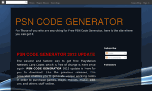 Psn-code-generator.blogspot.com thumbnail