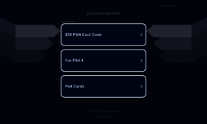 Psncardcode.com thumbnail