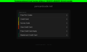 Psncardcode.net thumbnail