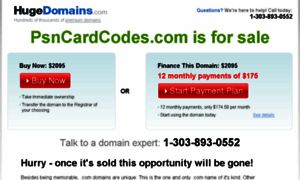 Psncardcodes.com thumbnail