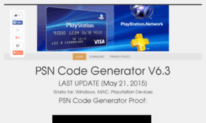 Psncodegenerator2014.net thumbnail