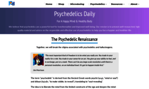 Psychedelicsdaily.com thumbnail