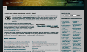 Psychic-experiences.com thumbnail