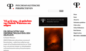 Psychoanalytischeperspectieven.be thumbnail