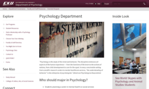Psychology.eku.edu thumbnail