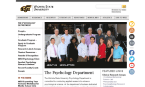 Psychology.wichita.edu thumbnail