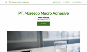 Pt-moresco-macro-adhesive.business.site thumbnail