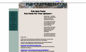 Pub-quiz-facts.com thumbnail