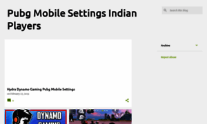 Pubgmobilesettings.blogspot.com thumbnail