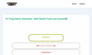 Pubgnamegenerator.org thumbnail