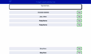Pubgnamesymbols.com thumbnail