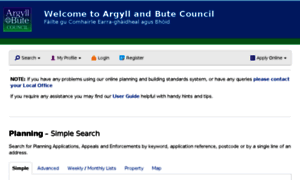 Publicaccess.argyll-bute.gov.uk thumbnail