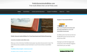 Publicdomainaudiobibles.com thumbnail