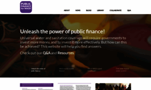Publicfinanceforwash.org thumbnail