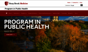 Publichealth.stonybrookmedicine.edu thumbnail