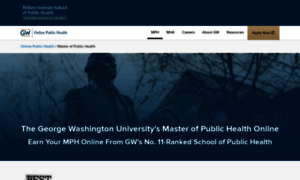 Publichealthonline.gwu.edu thumbnail