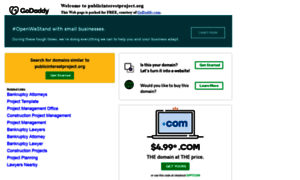 Publicinterestproject.org thumbnail