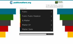 Publicmatters.org thumbnail