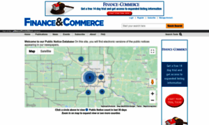 Publicnotices.finance-commerce.com thumbnail