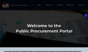 Publicprocurement.govmu.org thumbnail