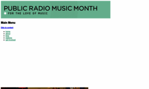 Publicradiomusicmonth.org thumbnail